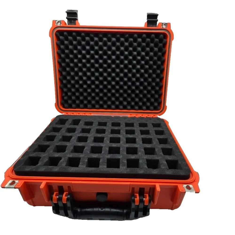 16in Waterproof Hard Case Camera‎ Drone Equipment Protective Foam Orange